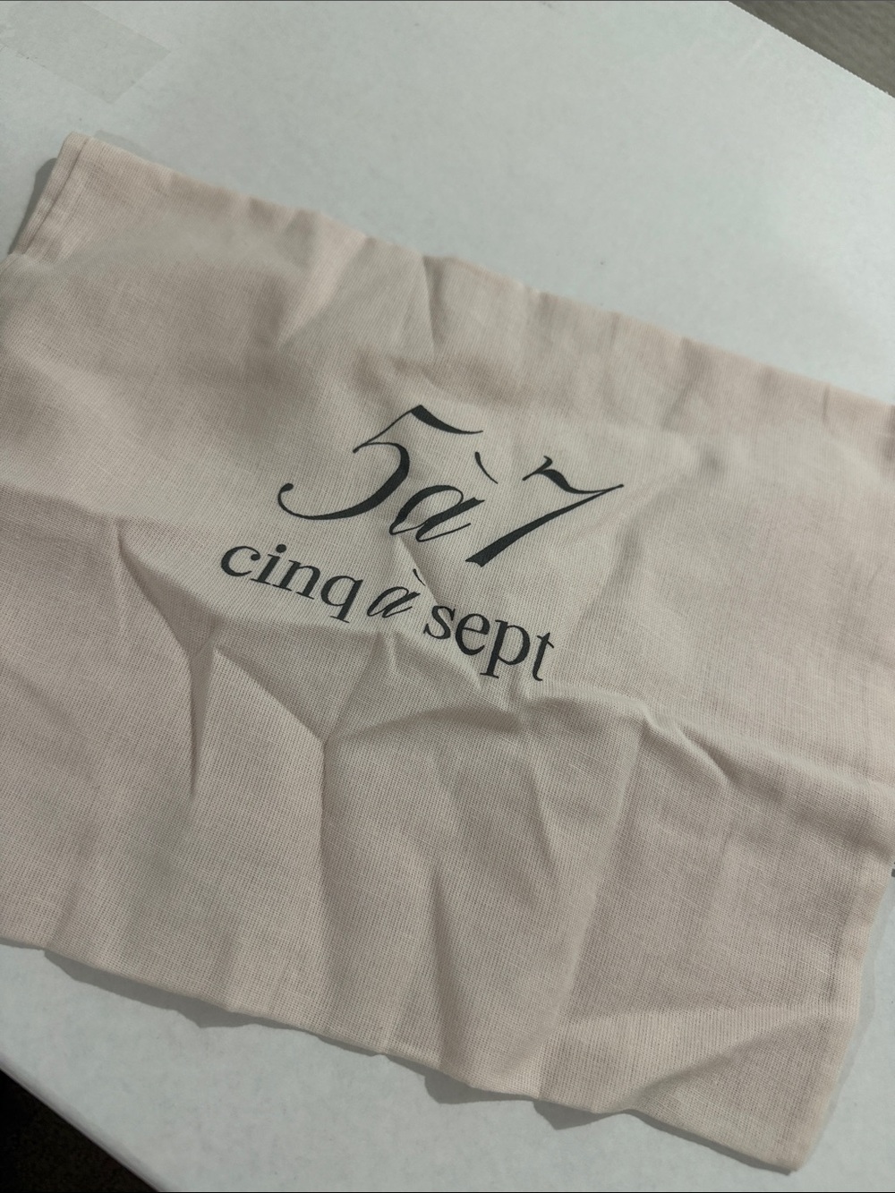 cinq a sept Pink Logo Dust Bag